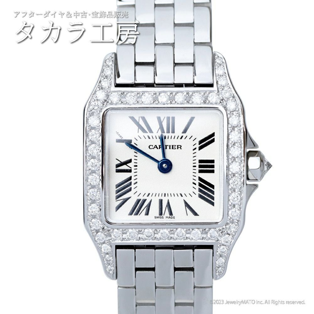 【美品】Cartier カルティエ　サントスドゥモワゼル 楽天市場】【仕上げ済み】カルティエ サントスドゥモワゼル LM【極美品